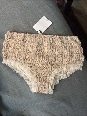 Zara lingerie Textured mini shorts